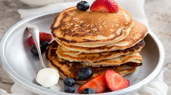 Pancake proteici all'avena