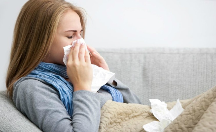 influenza senza febbre